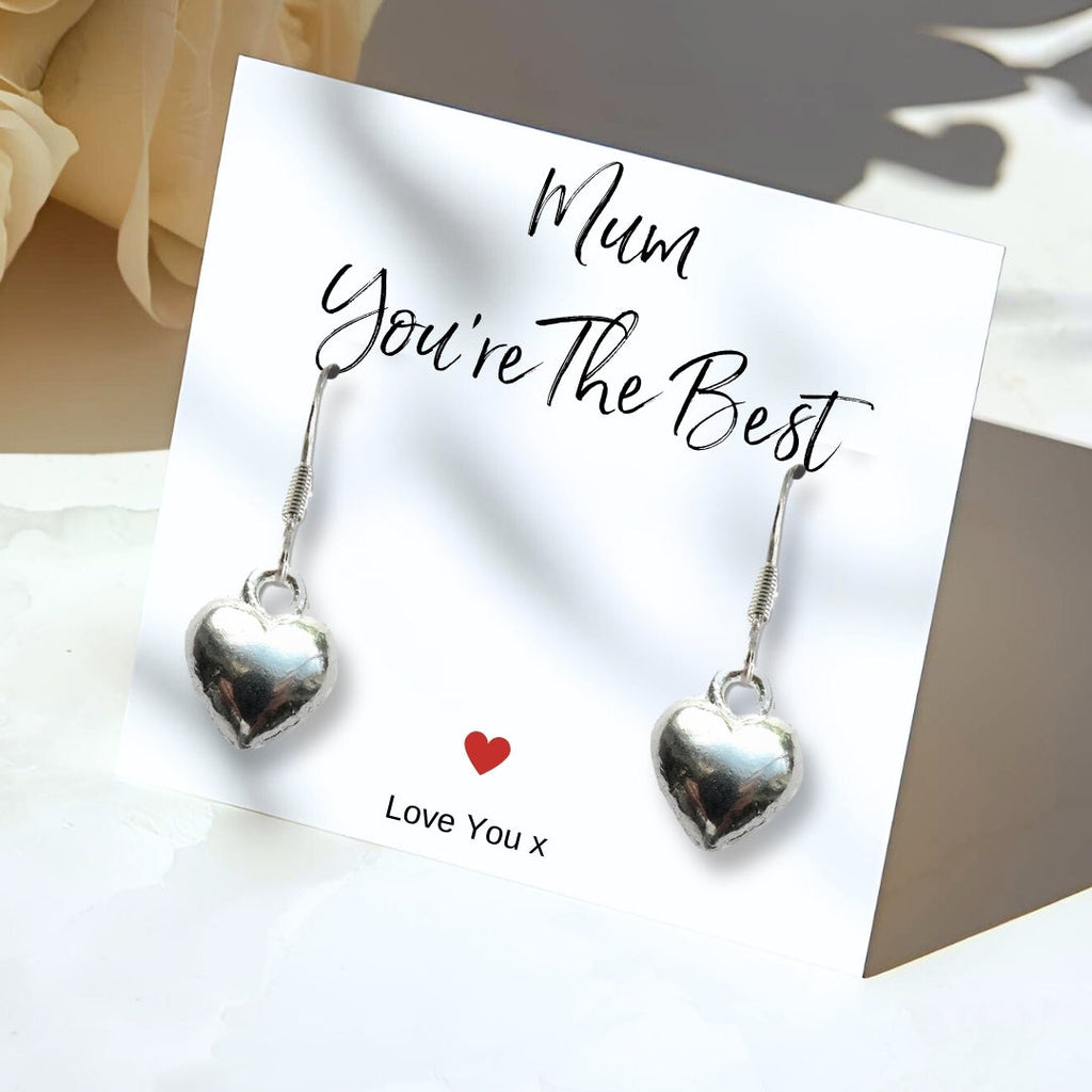 Personalised Mum You're The Best Earring Jewellery Box Gift