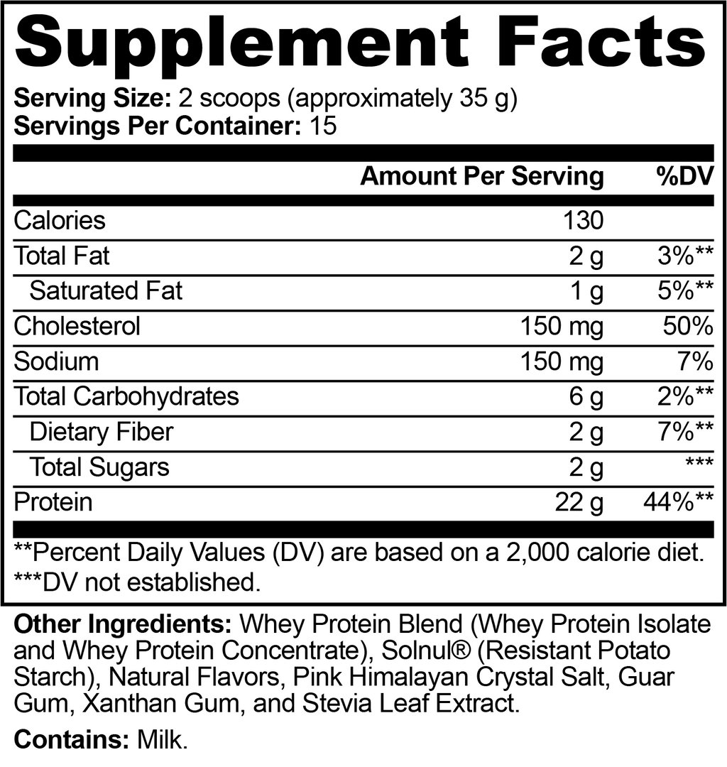 Muscle Building Whey Protein Blend (Chocolate)