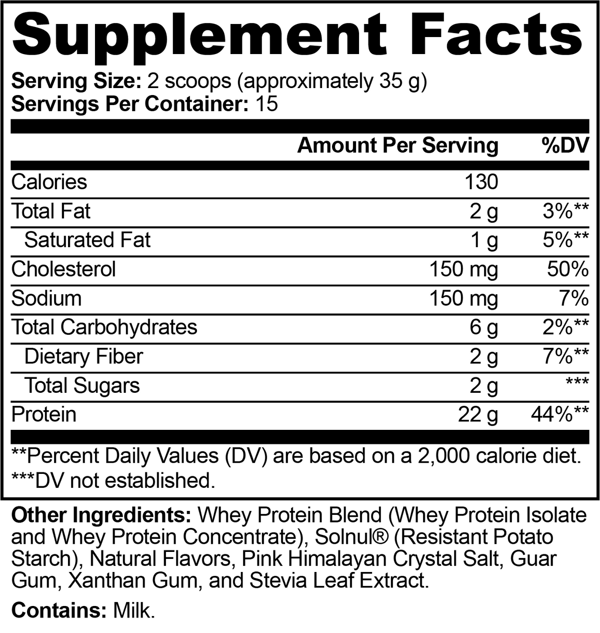 Muscle Building Whey Protein Blend (Chocolate)