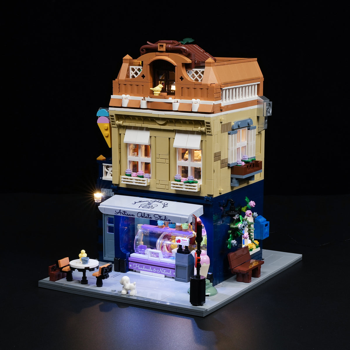 LUMIBRICKS - City Modular Gelato Store F9078