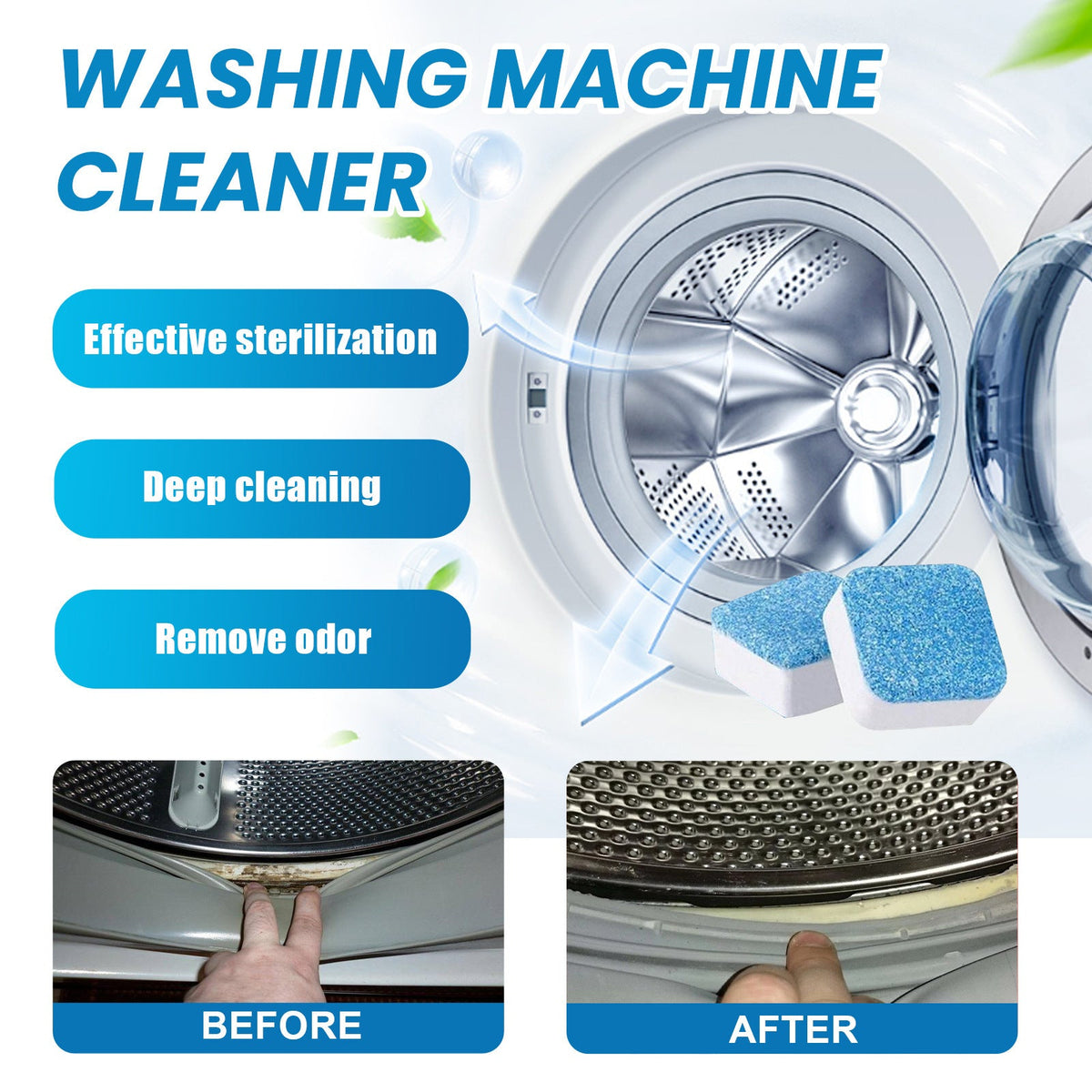 Washing Machine Cleaning Plate Drum Type Impeller Household