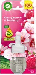 Air Wick Cherry Blossom & Raspberry Plug-in Single Refill 19ml. New but scruffy packaging.