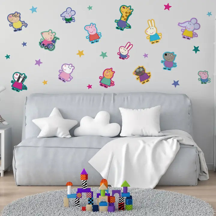 Peppa & Friends Wall Sticker Pack