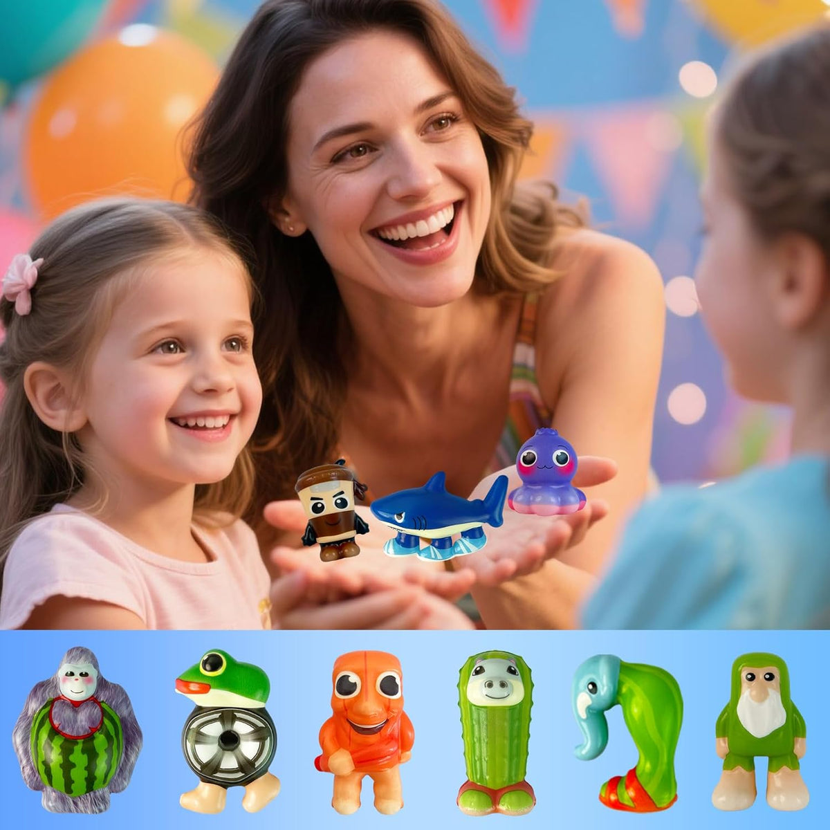 12 Pieces Italian Brainrot Steal a Brainrot Toys Bulk for Kids, Tralalero Tralala Squishy Toys, Meme Shark Squishy Stress Relief Sensory Toys, Valentines Day Gifts for Kids Birthday Party Favors Decorations