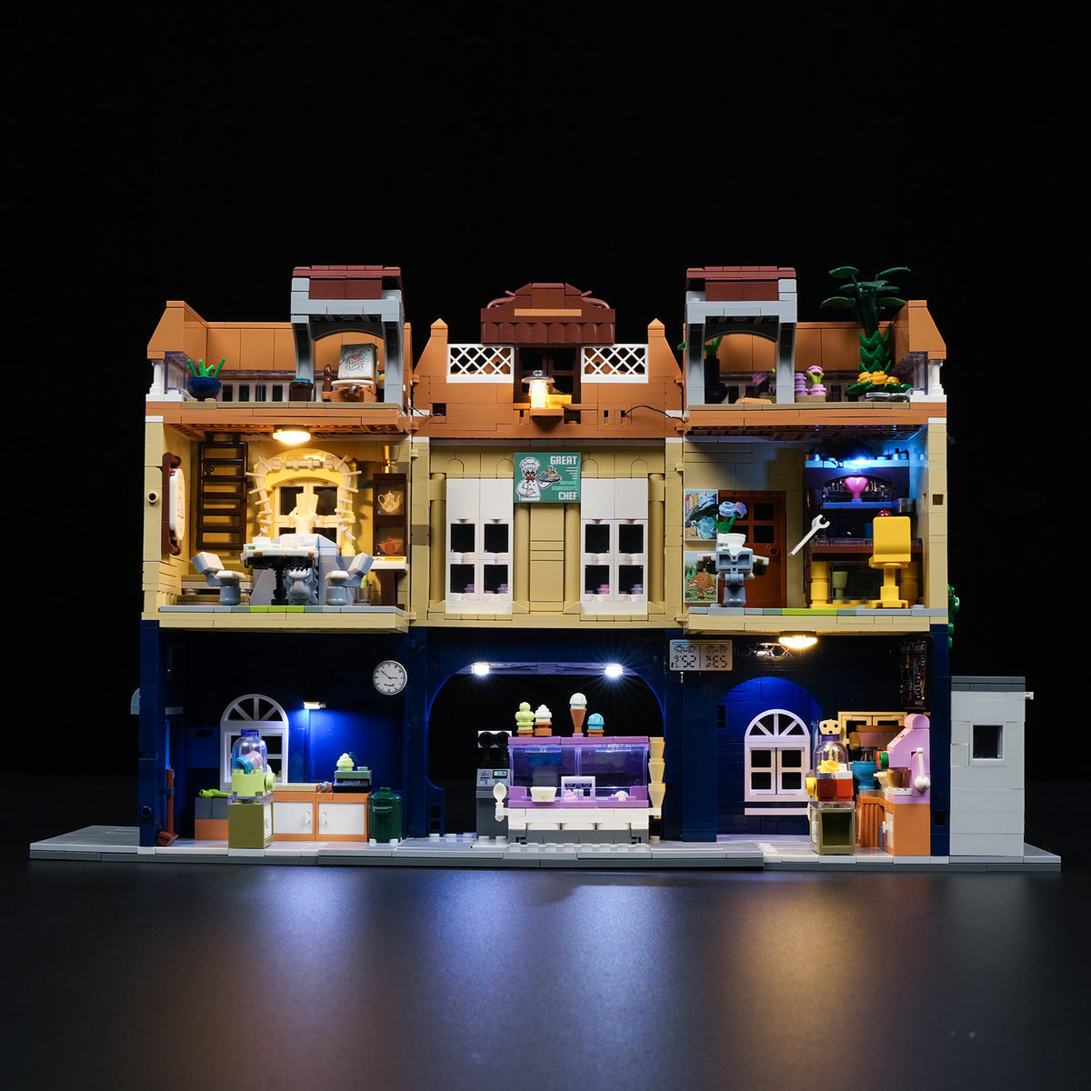 LUMIBRICKS - City Modular Gelato Store F9078