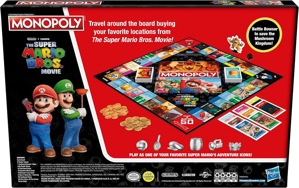 Monopoly The Super Mario Bros. Movie Edition