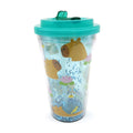 Shatterproof Capybara Double Walled Cup & Straw