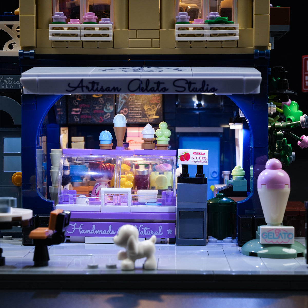 LUMIBRICKS - City Modular Gelato Store F9078