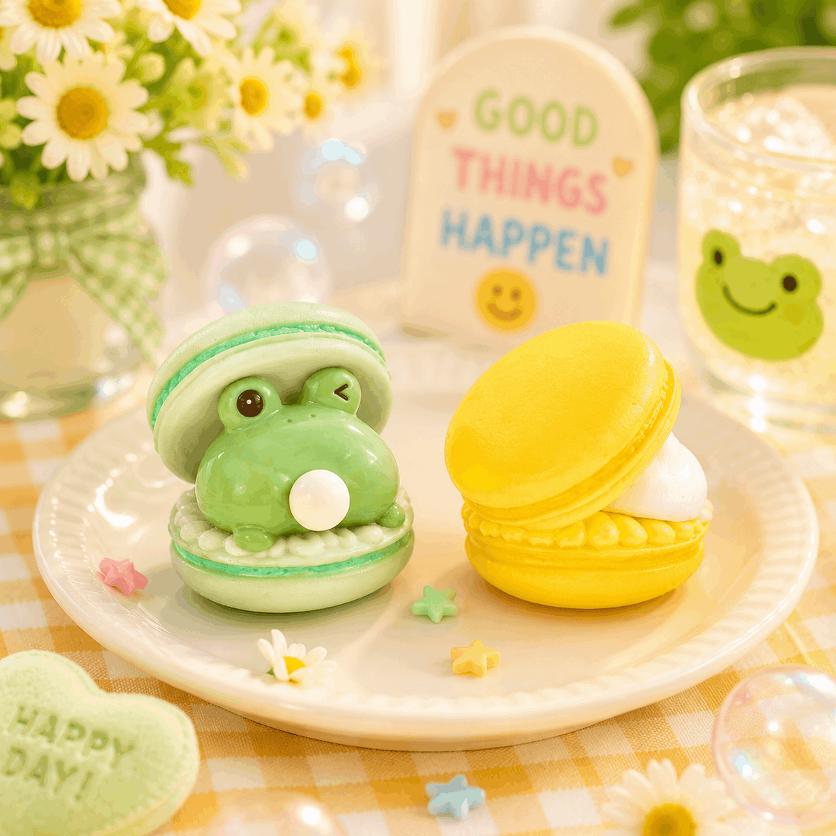 Cute Animal Bubble Macaron Fidget Toy | Squishy Stress Relief Squeeze Toy