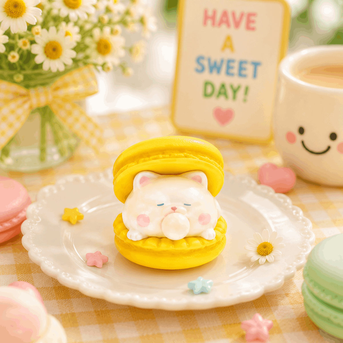 Cute Animal Bubble Macaron Fidget Toy | Squishy Stress Relief Squeeze Toy