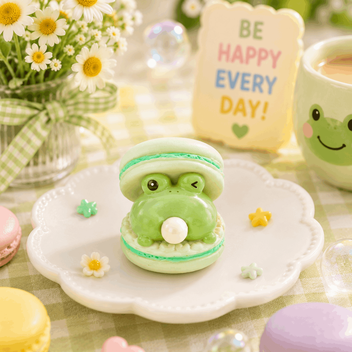 Cute Animal Bubble Macaron Fidget Toy | Squishy Stress Relief Squeeze Toy