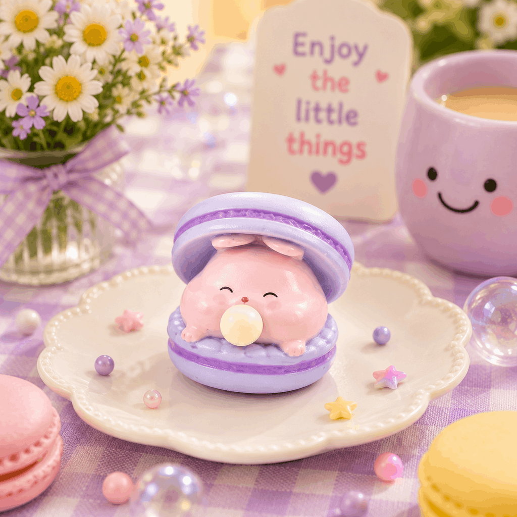 Cute Animal Bubble Macaron Fidget Toy | Squishy Stress Relief Squeeze Toy