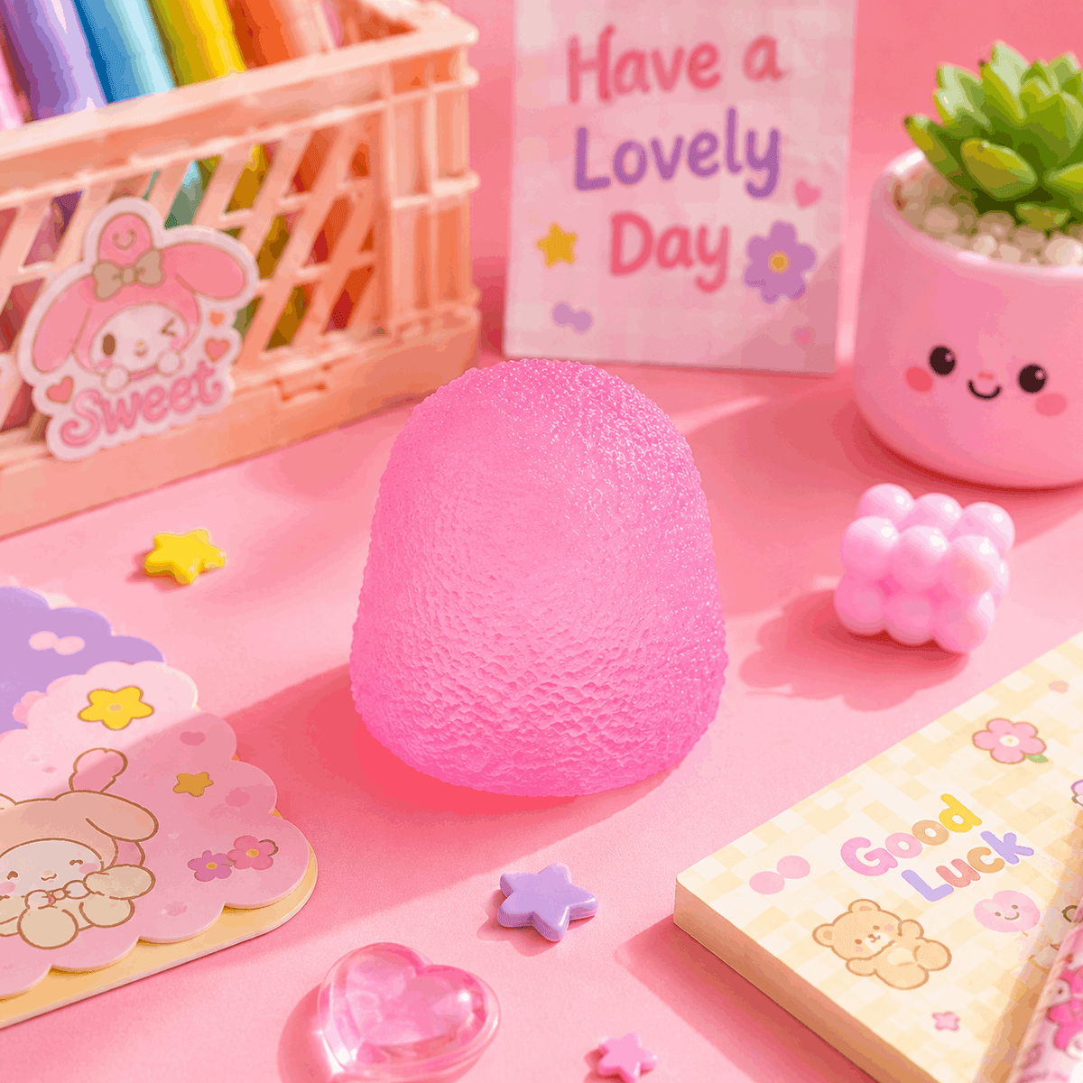 Gumdrop Maltose Squishy Stress Ball | Soft Sensory Fidget & Stress Relief Toy
