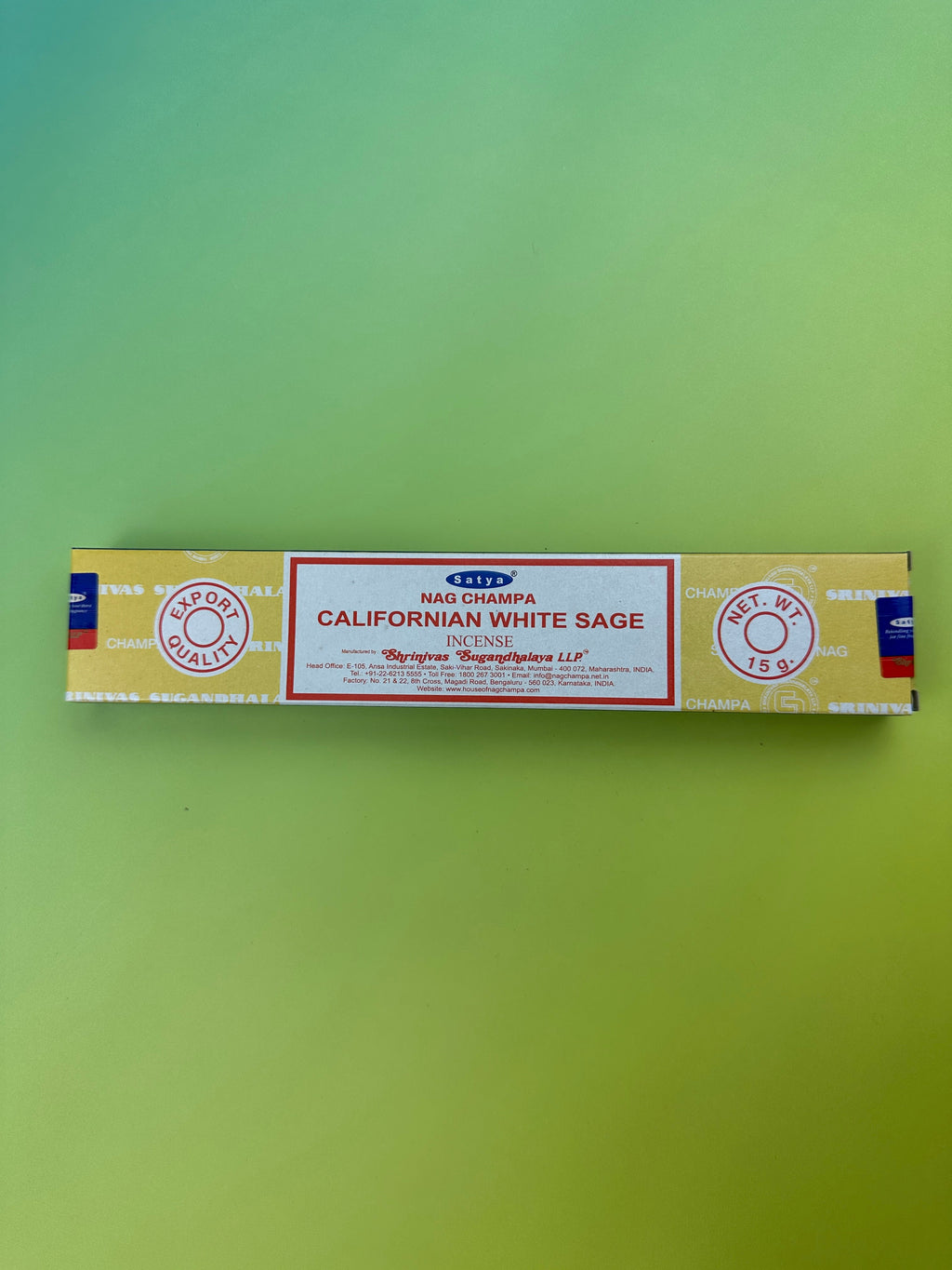 Californian white sage, satya incense sticks