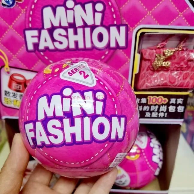 New Minifashion Doll Mini Brands Fashion Series Capsule Holiday Gift For Girls Mini Bag Perfume Cosmetics Toys Gift