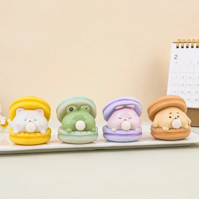 Cute Animal Bubble Macaron Fidget Toy | Squishy Stress Relief Squeeze Toy