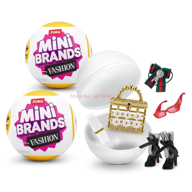 New Minifashion Doll Mini Brands Fashion Series Capsule Holiday Gift For Girls Mini Bag Perfume Cosmetics Toys Gift
