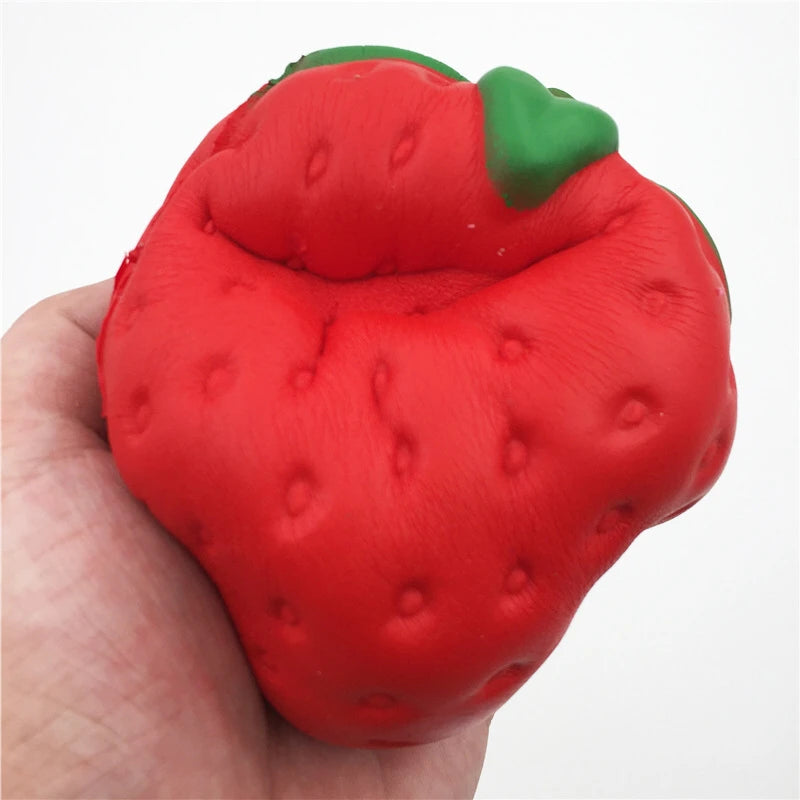 Jumbo Strawberry Squishy Toy Slow Rising Antistress for Adults Anti Anxiety Fidget Toys Non Toxic Squeeze Stress Relief Gift New