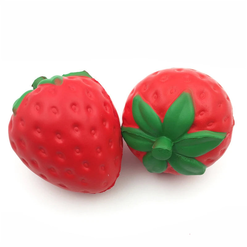 Jumbo Strawberry Squishy Toy Slow Rising Antistress for Adults Anti Anxiety Fidget Toys Non Toxic Squeeze Stress Relief Gift New