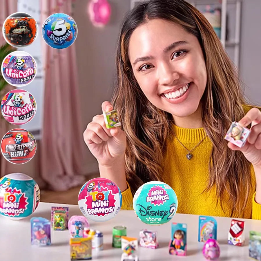 Mini Brands Capsule toy. Gacha Collect Micro Miniature Supermarket Shopping Mystery Blind Box Surprise Figurine Rare Kids Gift