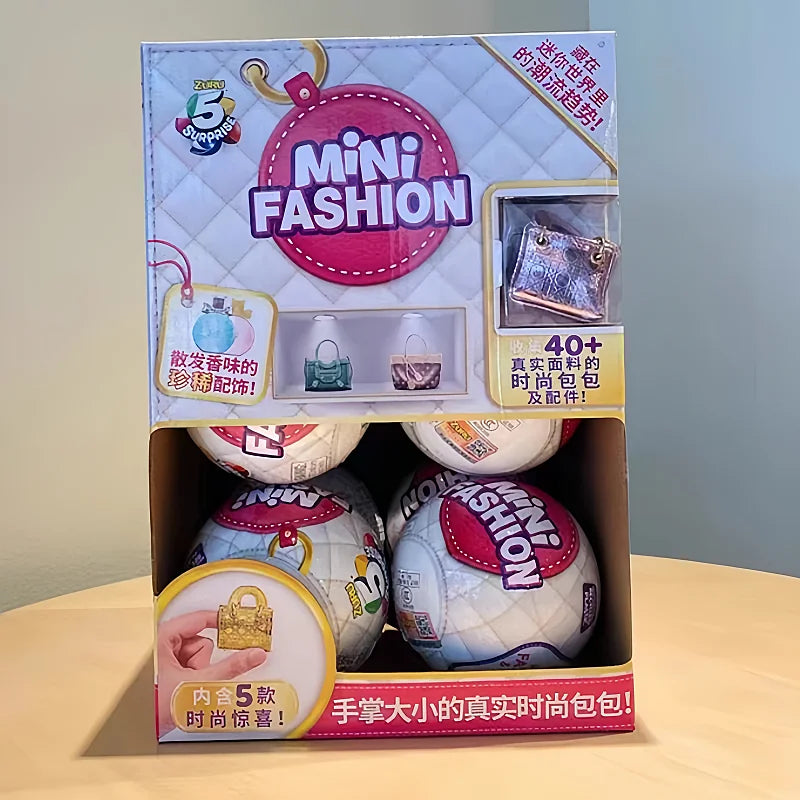 New Minifashion Doll Mini Brands Fashion Series Capsule Holiday Gift For Girls Mini Bag Perfume Cosmetics Toys Gift