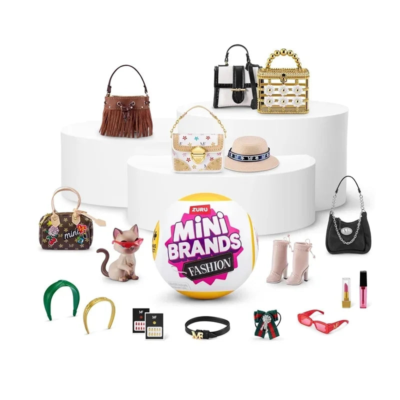 New Minifashion Doll Mini Brands Fashion Series Capsule Holiday Gift For Girls Mini Bag Perfume Cosmetics Toys Gift