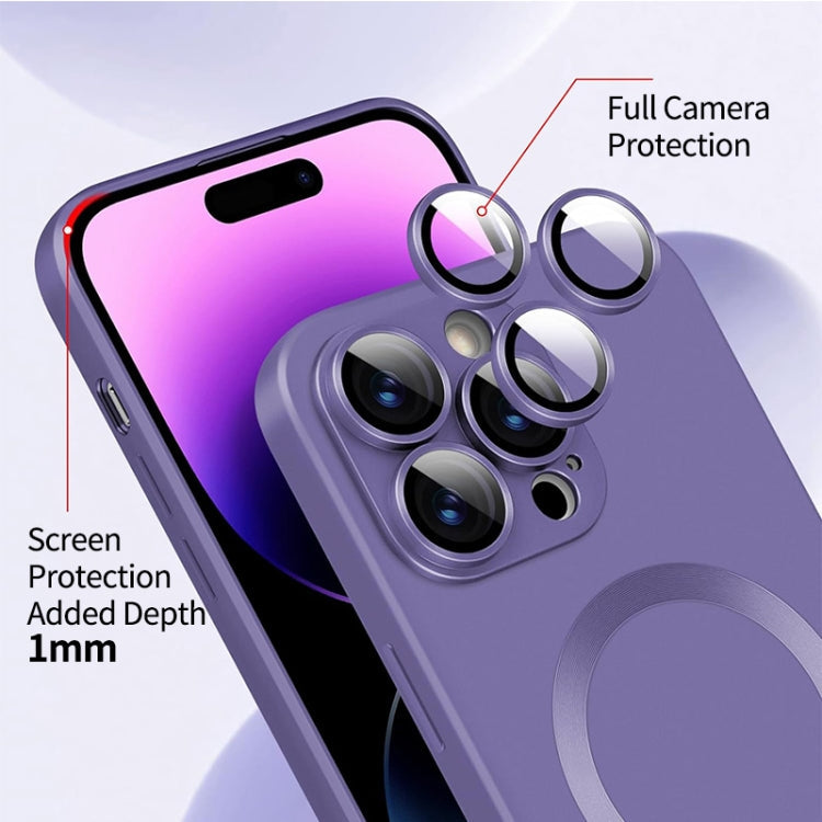 For iPhone 16 Pro ENKAY MagSafe Matte TPU Phone Case with Lens Film(Green)