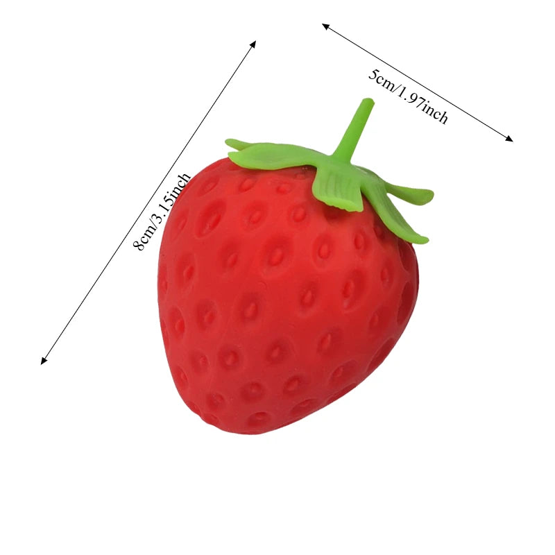 Jumbo Strawberry Squishy Toy Slow Rising Antistress for Adults Anti Anxiety Fidget Toys Non Toxic Squeeze Stress Relief Gift New