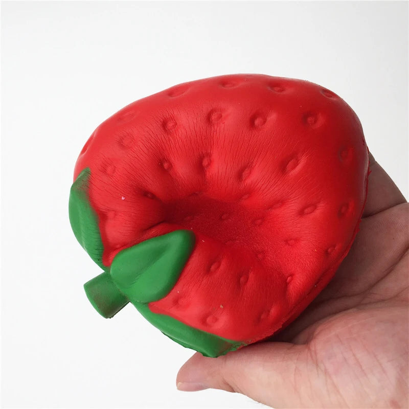 Jumbo Strawberry Squishy Toy Slow Rising Antistress for Adults Anti Anxiety Fidget Toys Non Toxic Squeeze Stress Relief Gift New