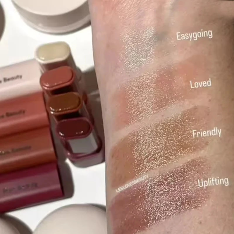 RARE BEAUTY Liquid Blush Bliss Butter Moisturizer Lipstick Lip Balm Friendly Contour Stick Always Sunny Easy‑to‑apply Eyeshadow