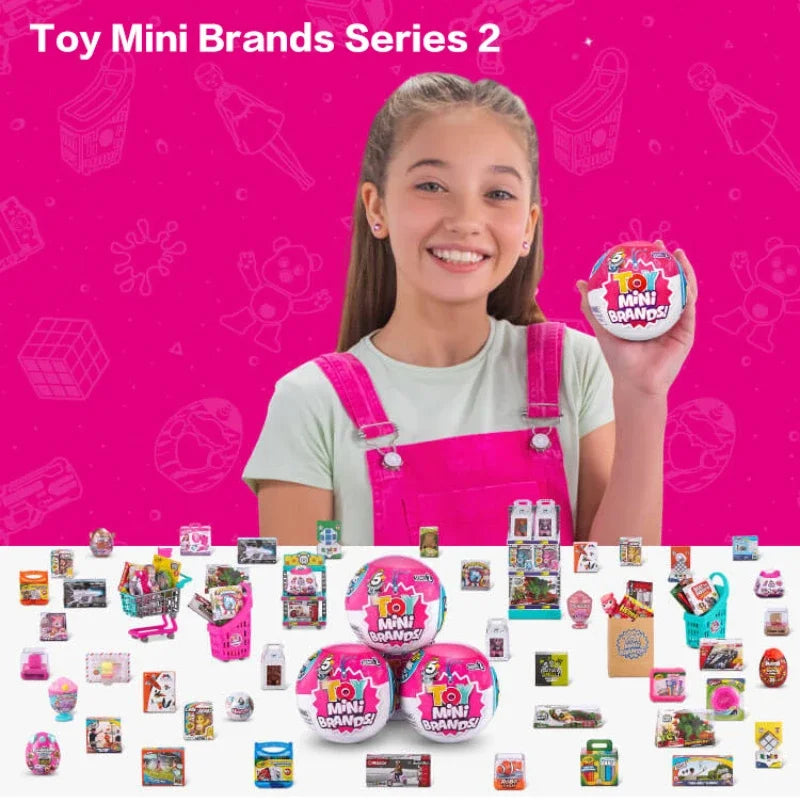 Mini Brands Capsule toy. Gacha Collect Micro Miniature Supermarket Shopping Mystery Blind Box Surprise Figurine Rare Kids Gift