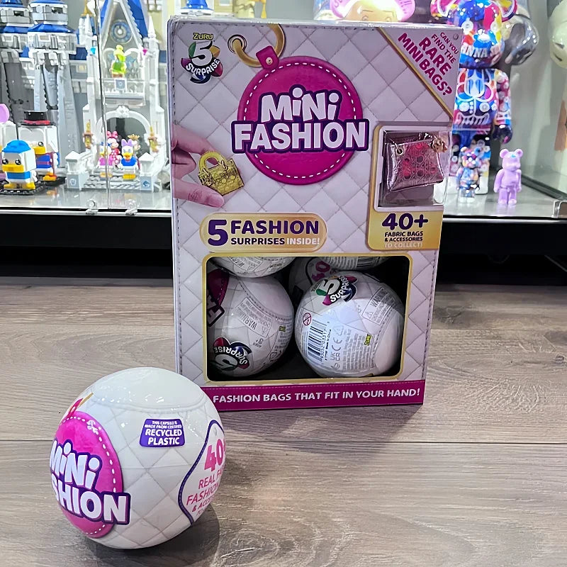 New Minifashion Doll Mini Brands Fashion Series Capsule Holiday Gift For Girls Mini Bag Perfume Cosmetics Toys Gift