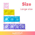 40PCS Jelly Building Blocks/Blox，Gummy Blocks Toys for Kids, Soft Flexible Twistable Stackable Bath Toys