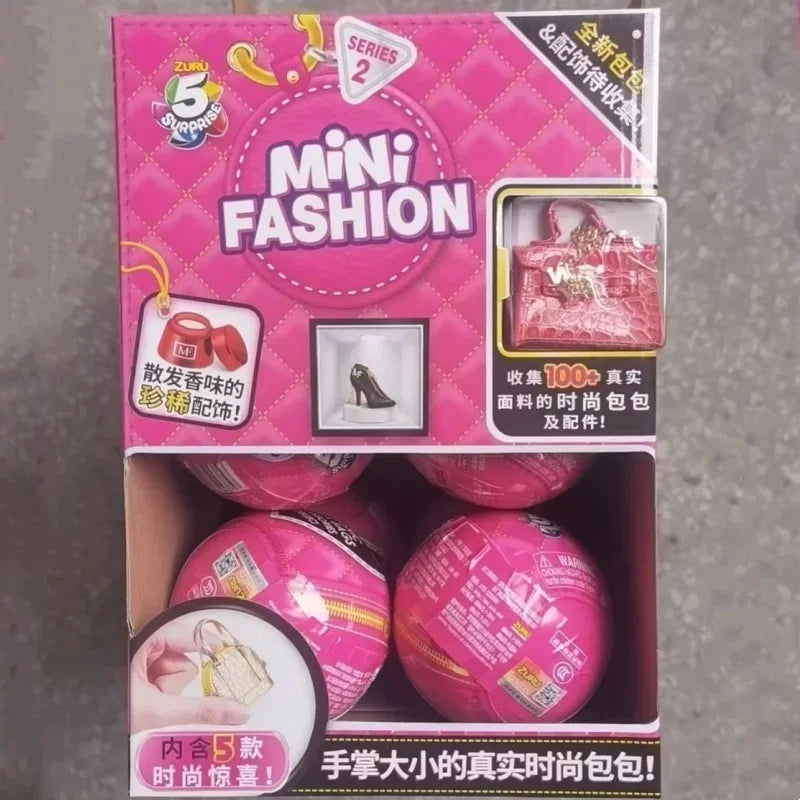 New Minifashion Doll Mini Brands Fashion Series Capsule Holiday Gift For Girls Mini Bag Perfume Cosmetics Toys Gift