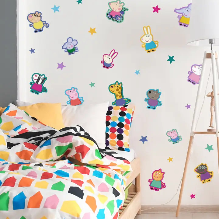 Peppa & Friends Wall Sticker Pack