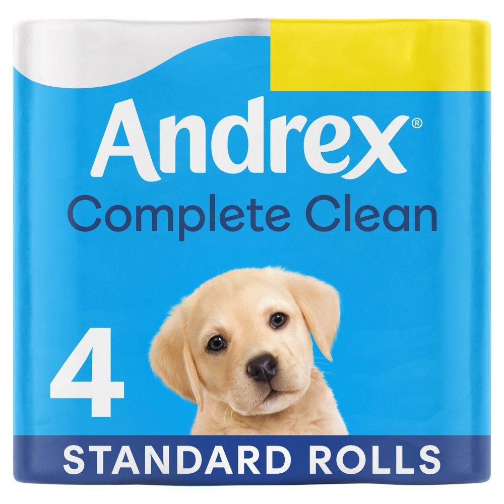 Andrex Complete Clean Toilet Tissues 4 Rolls
