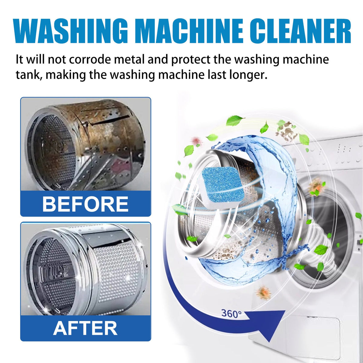 Washing Machine Cleaning Plate Drum Type Impeller Household