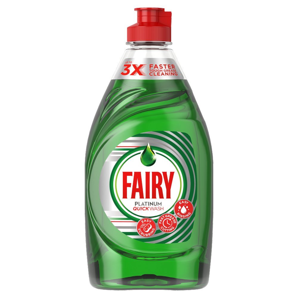 Fairy Platinum Quickwash Original Washing Up Liquid Large 820ml