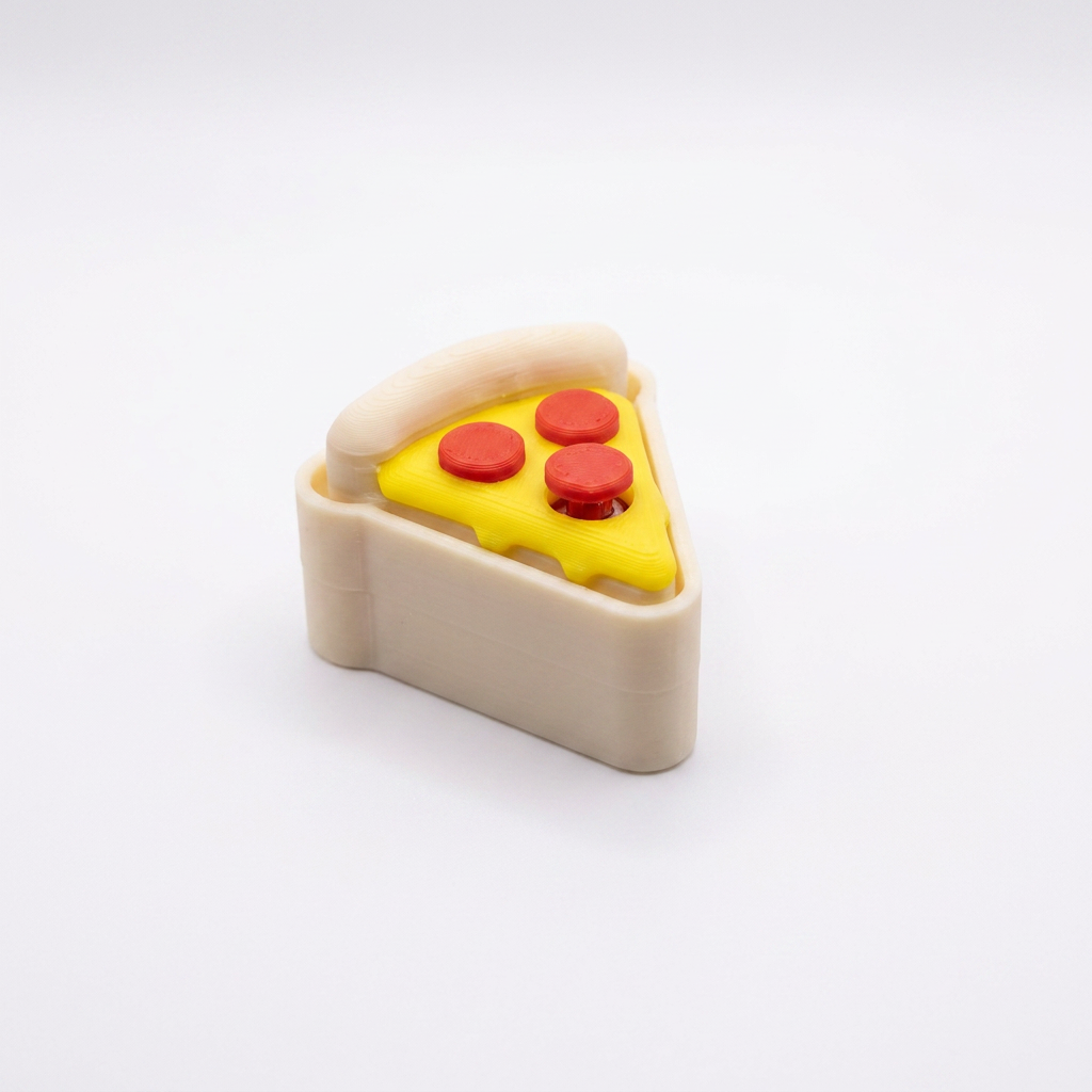 3D Printed Pizza Slice Fidget Clicker