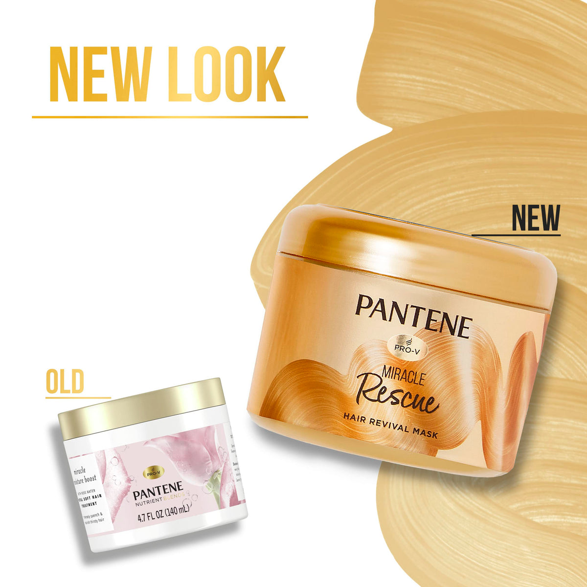 Pantene Miracle Rescue Hair Mask – Deep Conditioning for Dry & Damaged Hair (6.4 oz)