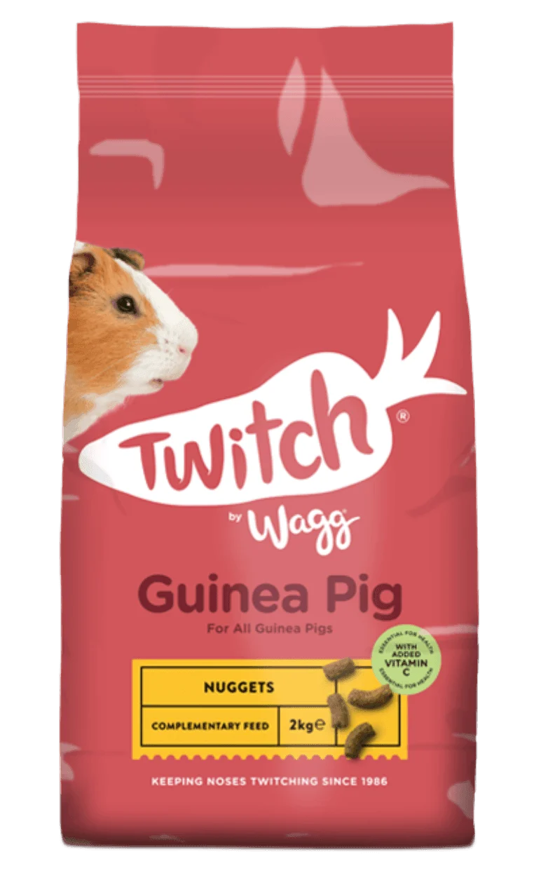 Twitch By Wagg Guinea Pig Nuggets 2KG – Case of 4
